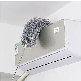 Mua Cây chổi lau bụi trần nhà rút gọn hoặc kéo dài tới 2.8m - Chổi phất trần phẩy bụi bông lau dễ dàng giặt sạch  cán cầm bằng thép không gỉ siêu bền SALE XẢ KHO