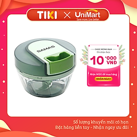 Mua Dụng Cụ Xay Tỏi Ớt   Xay Thịt Mini Đa Năng Damas - Dây Rút Chắc Chắn Dễ Dàng Sử Dụng - Thiết Kế Đế Cao Su Chống Trơn Trượt - 3 Dung Tích Phù Hợp Cho Từng Nhu Cầu Sử Dụng - Hàng Nhập Khẩu