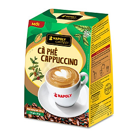 Cà Phê Sữa Đá Bổ Sung Socola Napoly Coffee (10 gói x 29g) - Cafe SẠCH, Hạt Robusta/Arabica Nguyên Chất