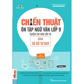 Sách - Chiến Thuật Ôn Tập Ngữ Văn Lớp 9 Luyện Thi Vào 10 Bằng Sơ Đồ Tư Duy