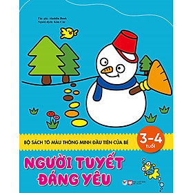 Sách Tô Màu Thông Minh Đầu Tiên Của Bé - Người Tuyết Đáng Yêu _TV