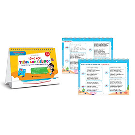 Sách - Bộ Lịch - Tổng Hợp Kiến Thức Tiếng Anh, Công Thức Giải Nhanh Toán và Làm Văn Tiểu Học (Phiên Bản 5.0)