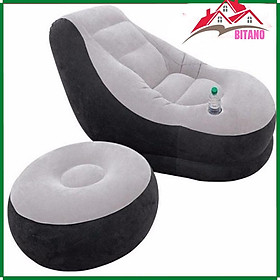 Mua Ghế Hơi BITANO - Ghế Nệm Hơi Cao Cấp + Tặng Kèm Bơm Điện Và Bộ Keo Dán