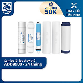 Mua Bộ lõi lọc thay thế cho máy lọc nước NÓNG/LẠNH RO Philips ADD8980 - Combo 24 tháng