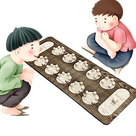 Đồ Chơi Boardgame Ô Ăn Quan Trò Chơi Dân Gian Việt Nam Phiên Bản Bằng Gỗ