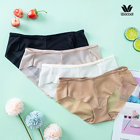 Quần lót Wacoal trơn, lưới, freecut, ít hằn IWU1738
