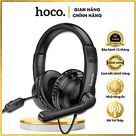 Mua Tai nghe Bluetooth chụp đầu HOCO W103 có mic game thủ kèm jack cắm 3.5mm bền đẹp dùng cho điện thoại   PC  - Hàng chính hãng