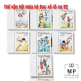 Bộ 7 con tem sưu tầm Thế vận hội mùa hè Bac-xê-lô-na 1992