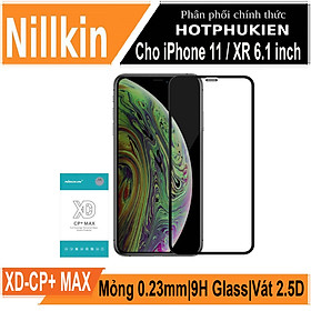 Miếng dán Kính Cường Lực full 3D cho iPhone XR / iPhone 11 6.1 inch hiệu Nillkin XD CP+Max - Hàng Chính Hãng