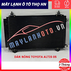 Dàn (giàn) nóng Toyota Altis 2005 Hàng xịn Thái Lan (hàng chính hãng nhập khẩu trực tiếp)