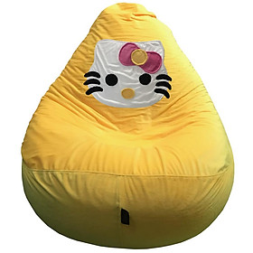 Ghế lười hat xốp Quả lê trang trí Hello Kitty GH-QULE-HKTY