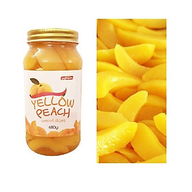 Đào vàng lát ngọt Wellheim Korea 680g - Nhập khẩu Hàn Quốc