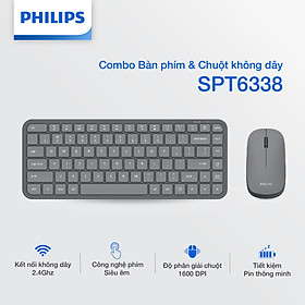 Mua Combo Bàn phím và Chuột không dây Philips SPT6338 - Hàng chính hãng
