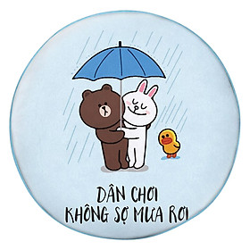 Gối tròn Dân chơi không sợ mưa rơi - GOFU277