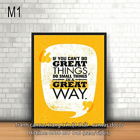Mua Tranh canvas Quotes