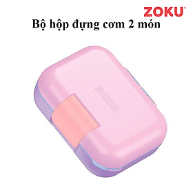 Mua Bộ hộp đựng cơm Bento Junior 2 món ZOKU - Hàng Chính Hãng