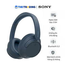 Tai nghe chụp tai Bluetooth SONY WH-CH720N - Hàng chính hãng - Màu Xanh Dương