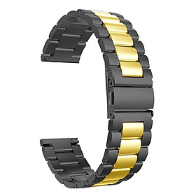 Mua Dây Thép Hai Màu cho Galaxy Watch 6 5 4 Pro / Galaxy Watch 6 4 Classic / Galaxy Watch 5 Pro / Huawei GT 1 2 3 4 / Xiaomi Watch / Garmin Size 20mm / 22mm - Hàng Nhập Khẩu