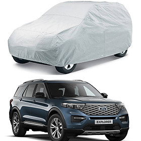 Bạt Phủ xe Ô Tô Ford Explorer, Bạt Trùm Xe Hơi Chắn Nắng Chất Vải Dù Siêu Bền Chống Mưa Nắng Bảo Vệ xe
