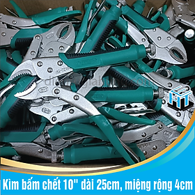 Kìm bấm chết 10" dài 25cm, miệng rộng 4cm hàng chất lượng