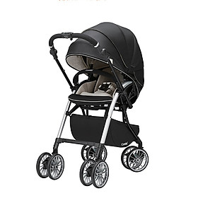 Xe đẩy Combi Umbretta 4 bánh quay tự động Premium new black