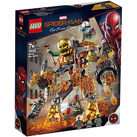 Mô Hình Lắp Ráp LEGO SUPERHEROESĐối Đầu Molten Man 76128 (294 Chi tiết)