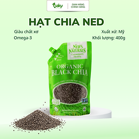 Oaky Hạt Chia Hữu Cơ Ned Chính Hãng Nhập Khẩu Mỹ - Túi 400g