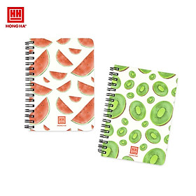 Combo 2 Sổ Lò Xo Có Hương Thơm 200 Trang A6 Hồng Hà Scent 4158