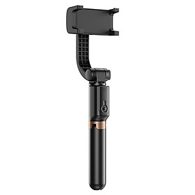 APEXEL APL-D6 4-Section Single Axis Handheld Gimbal Stabilizer with Selfie Stick Tabletop Tripod Functions 360° Flexible