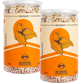 Hạt diêm mạch 2 màu (đỏ + trắng) DKHARVEST Mixed Quinoa - hàng nhập khẩu Úc