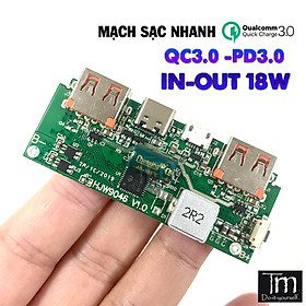 Mua Mạch Sạc Dự Phòng Sạc Nhanh 18W QC3.0 PD3.0 B