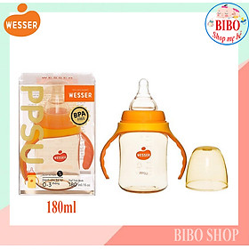 Bình Sữa Wesser Cổ Rộng PPSU Cao Cấp tùy chọn dung tích