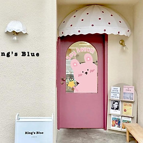 Mua Hình dán gấu dễ thương aesthetic trang trí gương  kính cửa hàng cute 11