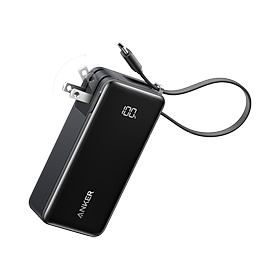 Pin sạc dự phòng 10000mAh kiêm Adapter Sạc Type-C PD 30W Anker A1637 (kèm cáp Type-C) - GiaPhucStore | Hàng Chính Hãng