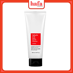 Sữa Rửa Mặt 0.5 BHA Dịu Nhẹ, Giảm Mụn Cosrx Salicylic Acid Daily Gentle Cleanser 