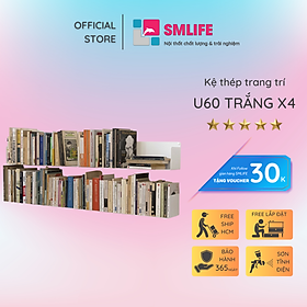 Kệ sách treo tường chữ U45 (set 4)