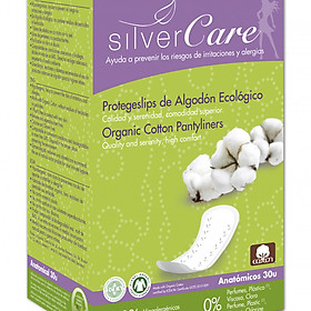 Băng vệ sinh hữu cơ hàng ngày Anatomical Silvercare (30 miếng)