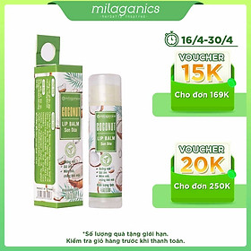 Son Dưỡng Môi Dừa Milaganics 4.5g