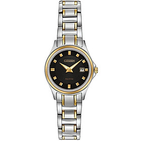 Đồng Hồ Nữ Citizen Dây Thép Không Gỉ GA1039-53E - Mặt Đen