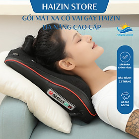 ￼Gối Mát Xa Cổ Vai Gáy HAIZIN - Máy Masage cổ vai gáy đa năng cao cấp BH12T