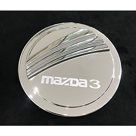 Ốp nắp bình xăng mạ Crom dành cho xe Mazda 3 2015-2019