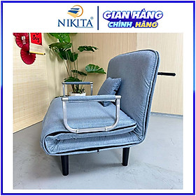 Giường Ghế Sofa Gấp Gọn (TẶNG KÈM 1 GỐI) Cho Văn Phòng, Nhà Khách Chính Hãng NIKITA