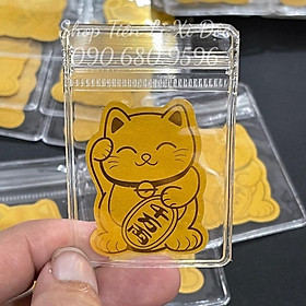 Mua Miếng Dán Mèo Thần Tài Loại 1 Cực Đẹp Có Keo Dán