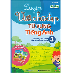 Hình ảnh Sách Luyện viết chữ đẹp từ vựng tiếng Anh - theo chương trình Sách giáo khoa 3 (MG)