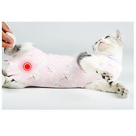 Cat Recovery Suit Clothes Anti Leak Vest Breathable Pajama for Cats Kittens