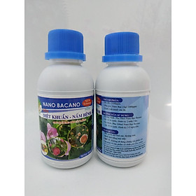 Nano Bạc BACANO HNX 1000 ppm – CHUYÊN DÙNG CHO CÂY TRỒNG, DIỆT KHUẨN, NẤM, DIỆT VÀ PHÒNG BỆNH - CHAI 250ML