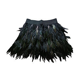 Women's Skirt Real Natural Feather Feather Skirt Casual