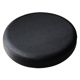 2X 30cm Removable Bar Round Stool Chair Cover Protector for Barbershop Black