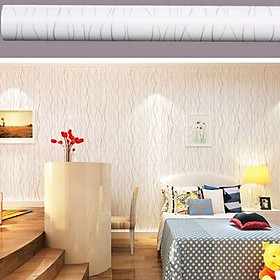 5m giấy decal cuộn sợi chỉ trắng DT08(45x500cm)