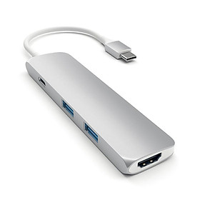 Mua Cổng chuyển 4 in 1 Hyperdrive USB-C hỗ trợ HDMI 4K - GN22B - Hàng Chính Hãng - Hàng Chính Hãng